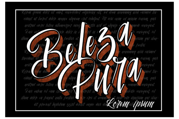 Beleza Pura: A Handwritten Font for Timeless Branding