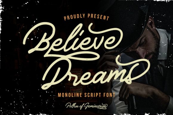 Believe Dreams: A Handwritten Font for Editorial Elegance