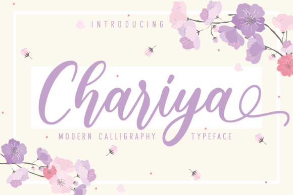 Chariya: A Handwritten Font for Elegant Editorial Design