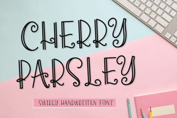 Cherry Parsley: A Handwritten Font for Editorial Elegance