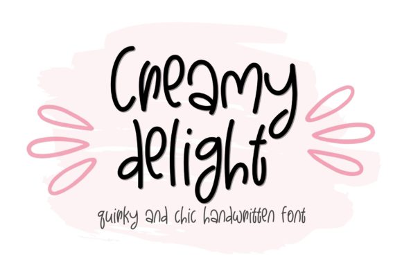 Creamy Delight: A Handwritten Font for Editorial Charm