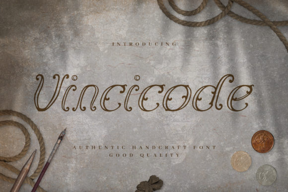 Discover Vincicode: A Handwritten Font for Crafters