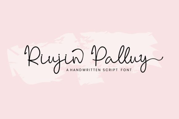 Elevate Your Brand with the Elegant Riujin Palluy Font