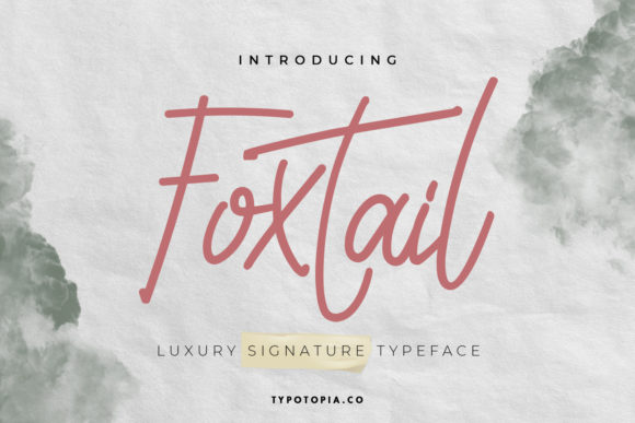 Enhance Your Brand with Foxtail: A Premium Handwritten Font