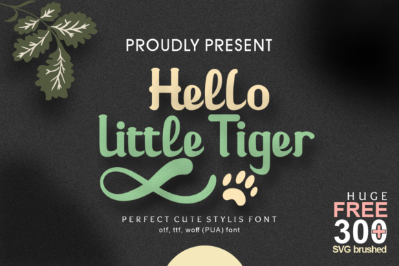 Enhance Your Brand with Hello Little Tiger Font