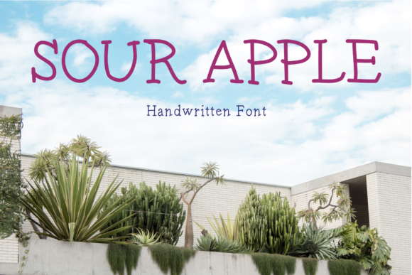 Enhance Your Brand with Sour Apple: A Friendly Handwritten Font