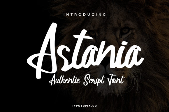 Enhance Your Web Design with Astania, a Bold Handwritten Font
