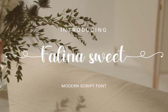 Falina Sweet: A Delicate Script Font for Elegant Branding