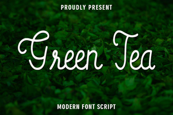 Green Tea: A Stylish Script Font for Engaging Brand Content