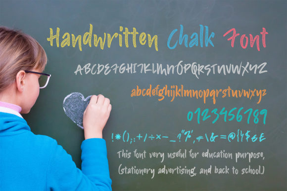 Handwritten Chalk: A Versatile Font for Editorial Design