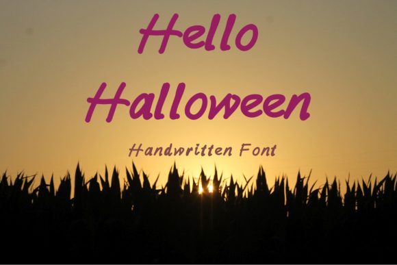 Hello Halloween: A Charming Handwritten Font for Editorial Design