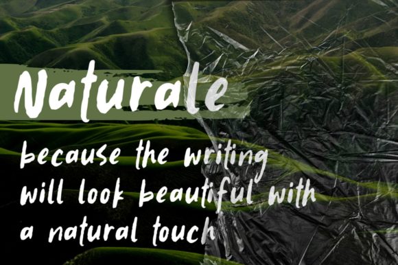 Naturale: A Handwritten Font for Creative Branding