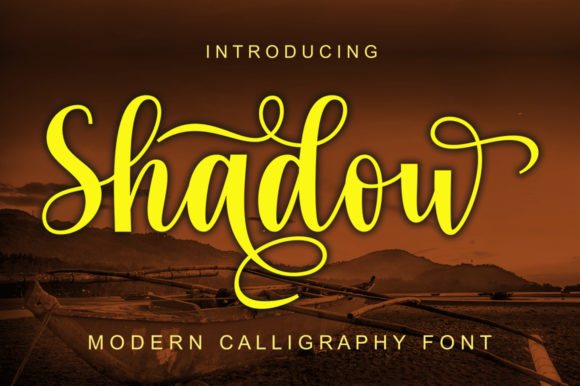 Shadow: A Handwritten Font for Elegant Web Design