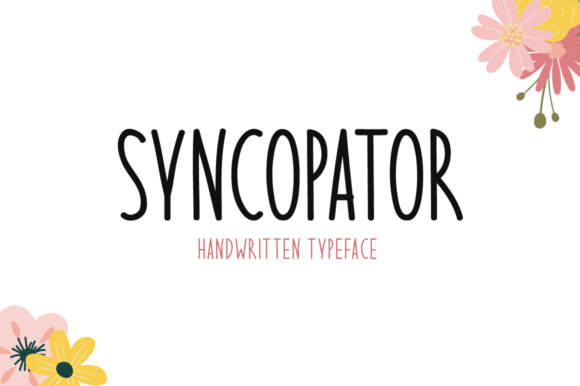 Syncopator: A Handwritten Font for Creative Web Design