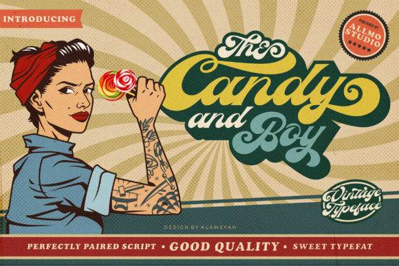 The Candy and Boy: A Retro Handwritten Font for Editorial Charm