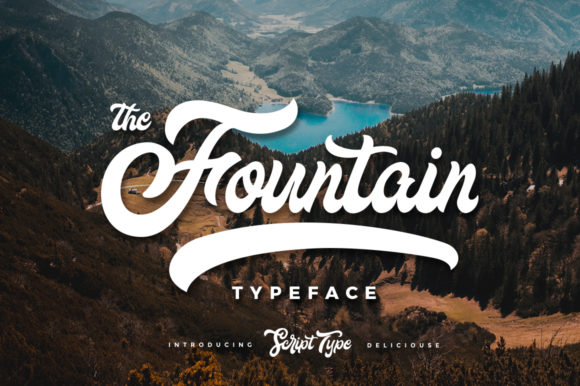 The Fountain: A Timeless Handwritten Font for Crafters