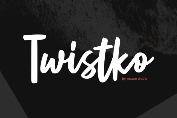 Twistko: A Bold Handwritten Font for Creative Branding
