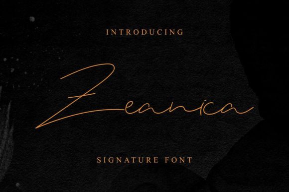 Zeanica: A Sweet and Friendly Handwritten Font for Web Design